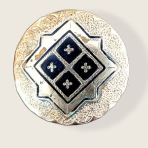 Vintage 1920s Art Deco Gold Plated Brooch Pin